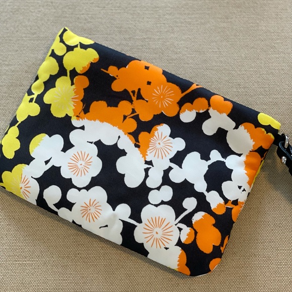 MCQ ALEXANDER MCQUEEN Puffy Floral Print Tote Bag with Mini Pouch Bag - New - Picture 4 of 13